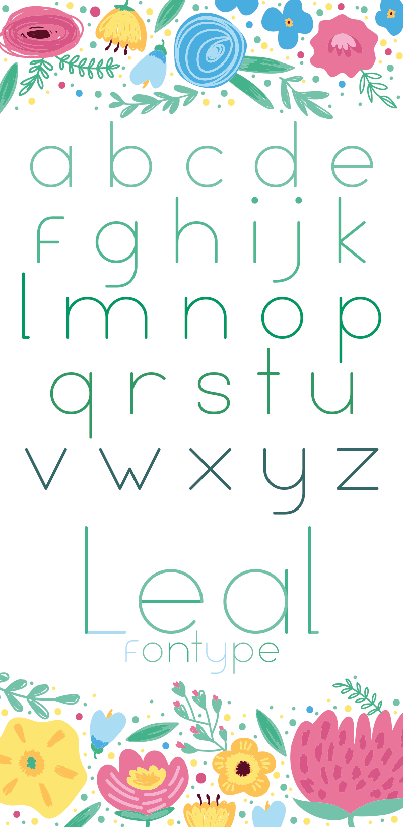 Leal Thin Italic Font