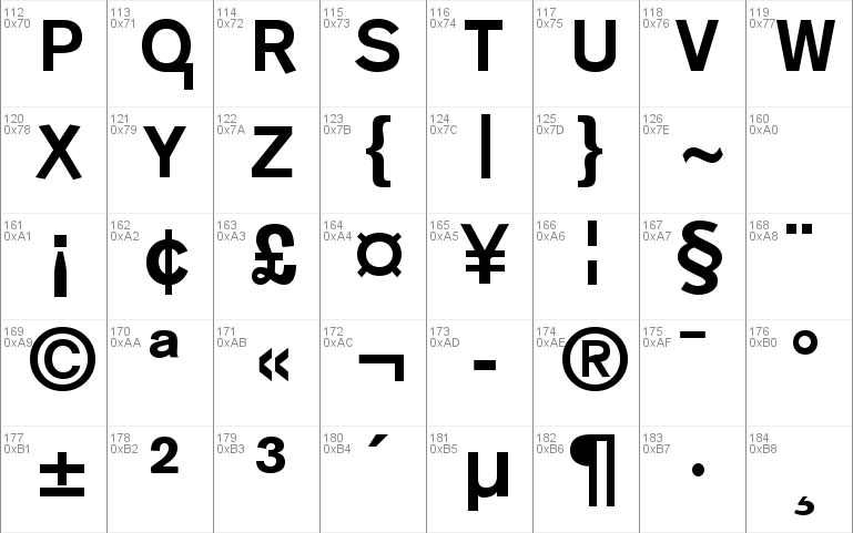 Mono Alphabet