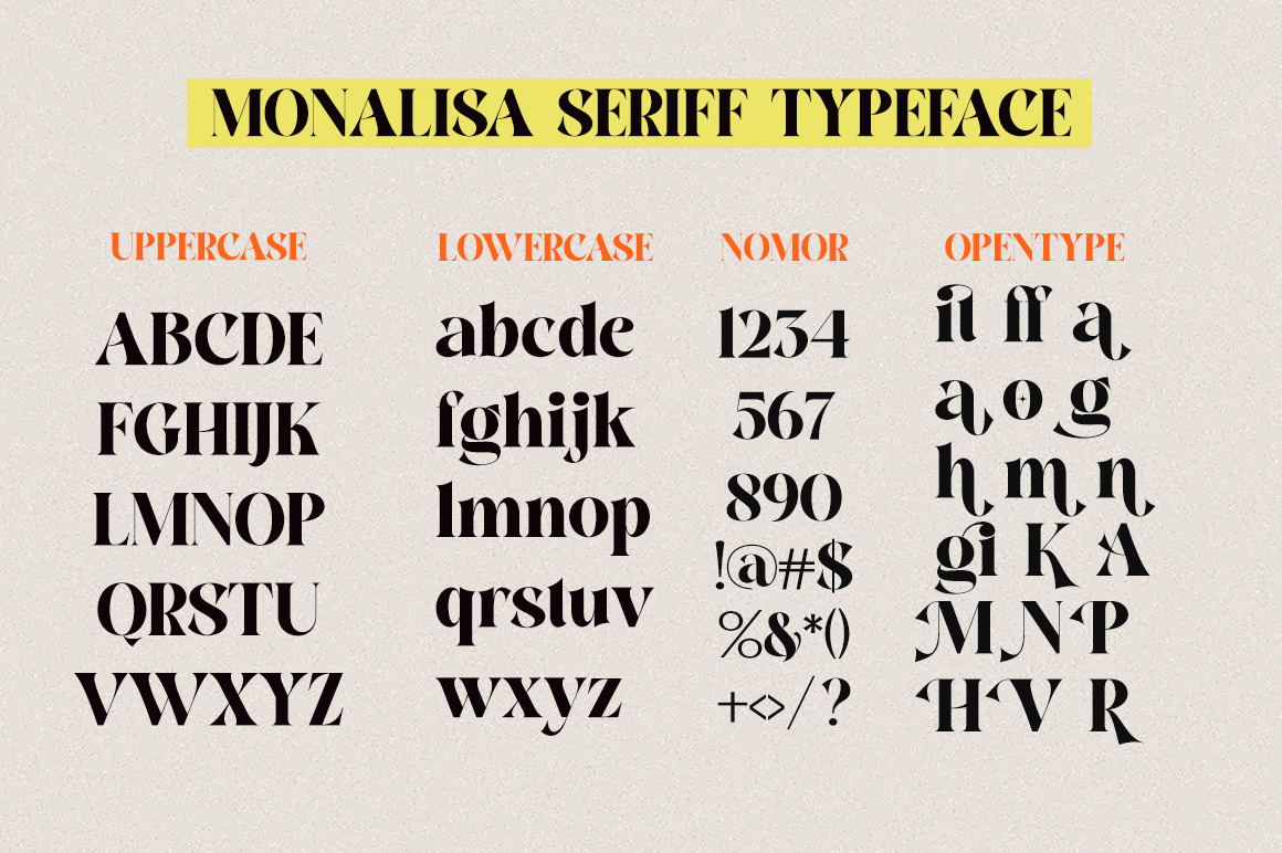 Monalisa Serif