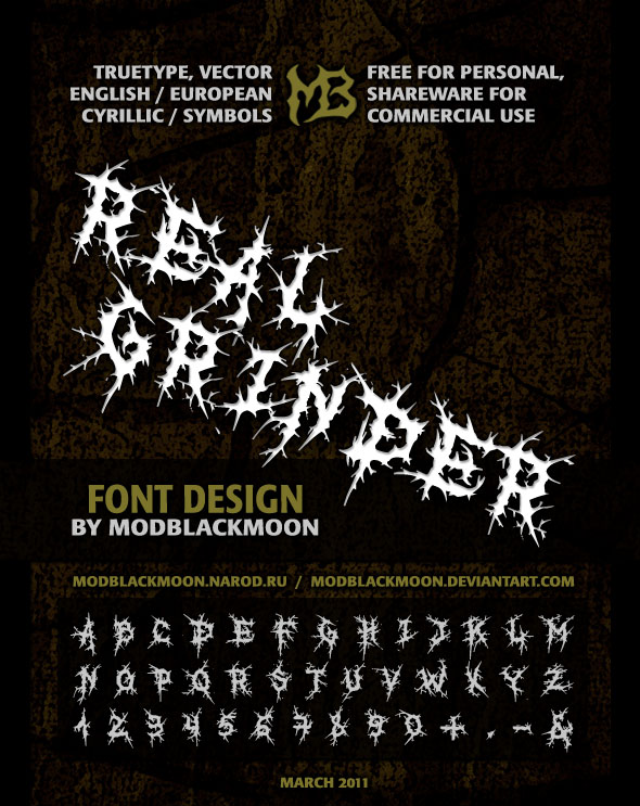 death metal font generator free