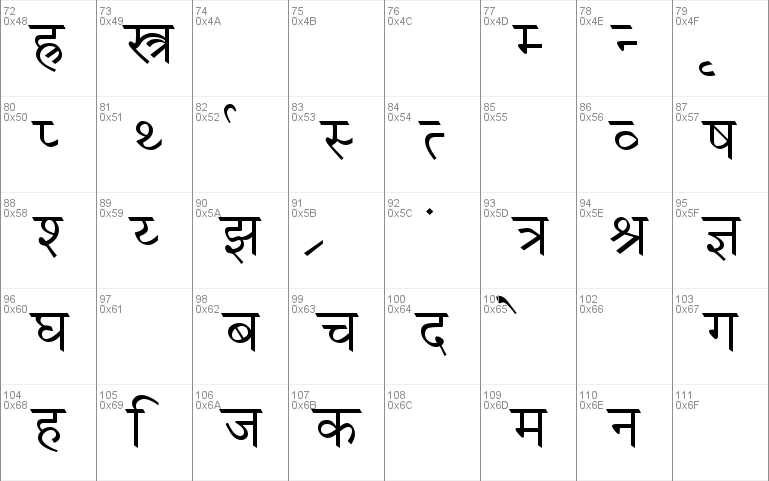 Marathi Vijay Demo Windows font - free for Personal