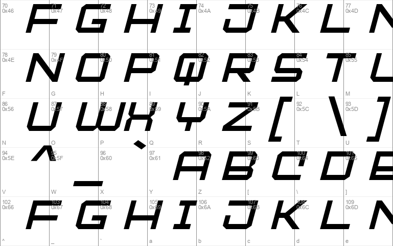 MOCKEJOE FONT SLANT