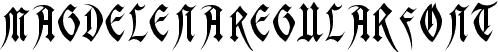 Magdelena Regular Font