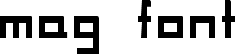 Mag Font