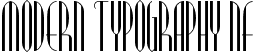Modern Typography NF