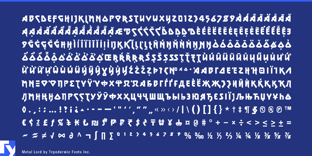 Metal Lord Font