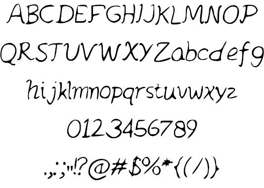 MyScriptFont Windows font - free for Personal | Commercial