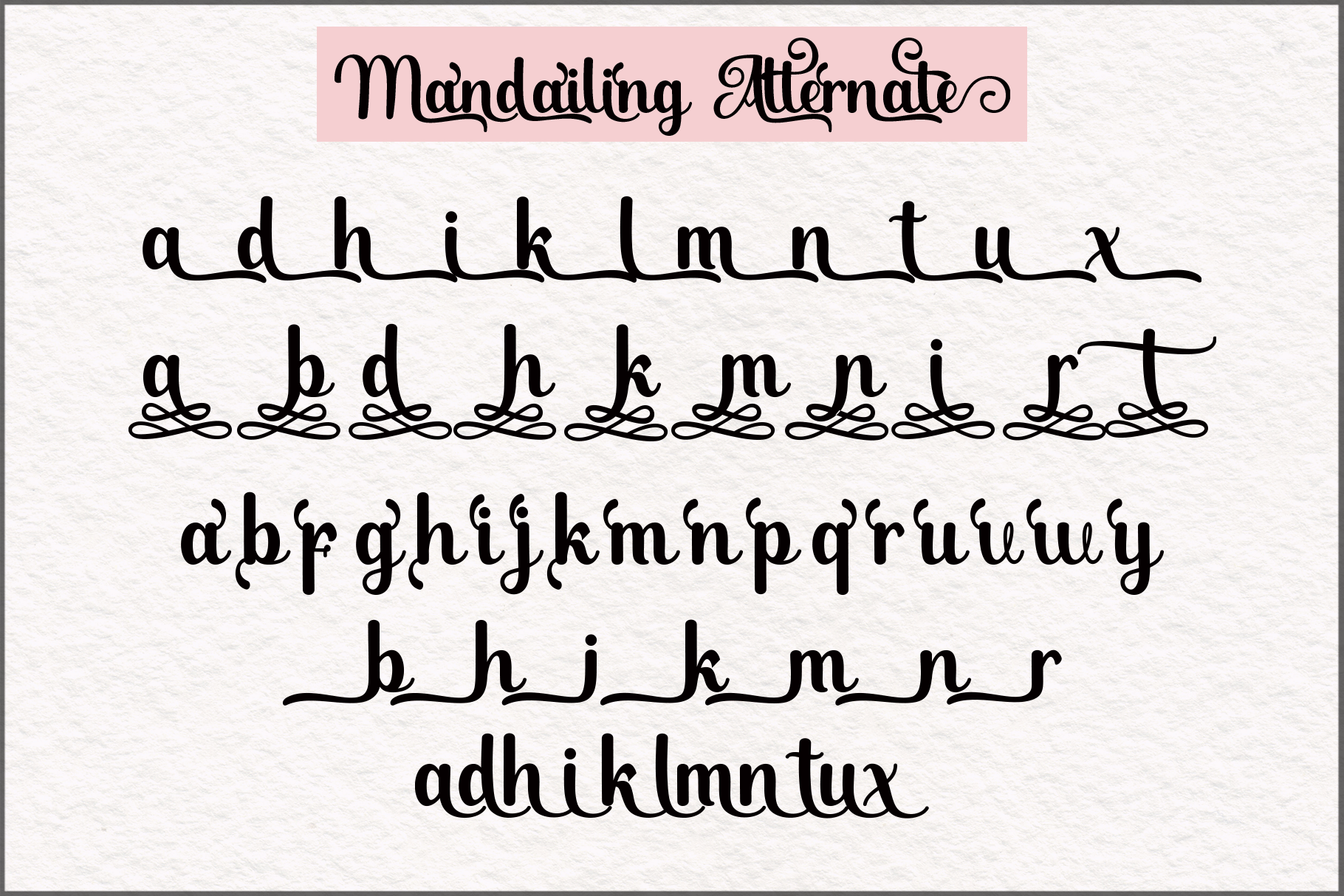 Mandailing script memo