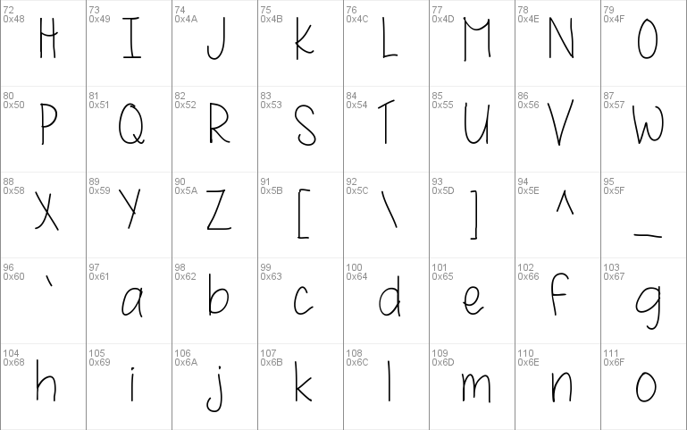 MRF quirky and authentic hand font demo