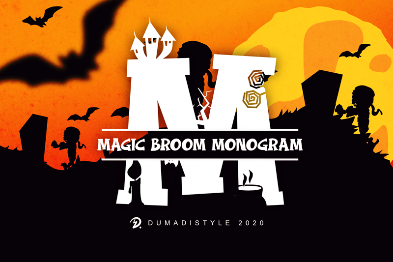 Magic Broom Monogram