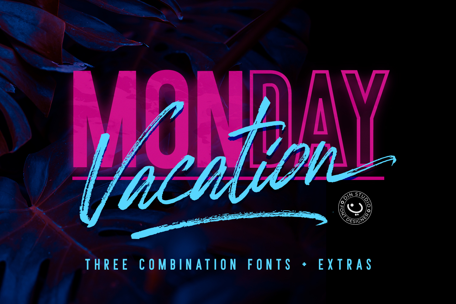 Monday Vacation Italic Script