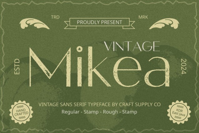 Mikea Vintage Demo Stamp