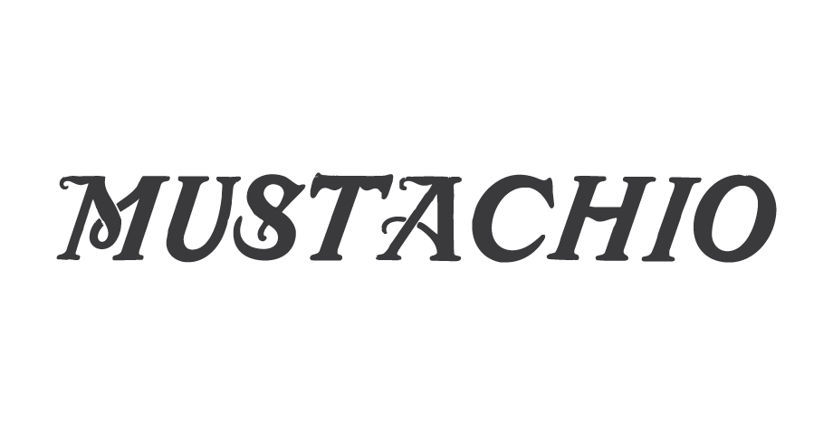 Mustachio Font