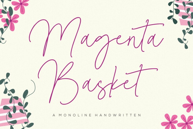 Magenta Basket