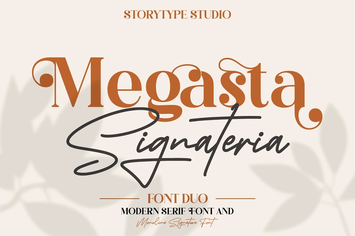 Megasta Signateria Serif