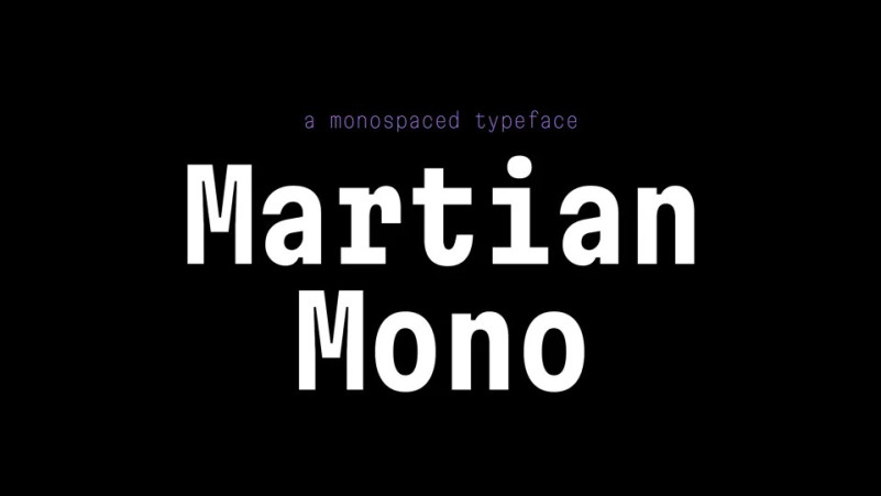 Martian Mono Condensed