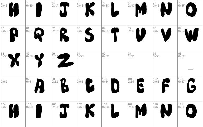 Mump Windows font - free for Personal