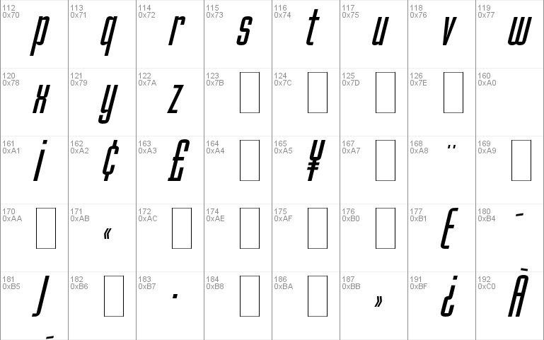 Mekanik Italic