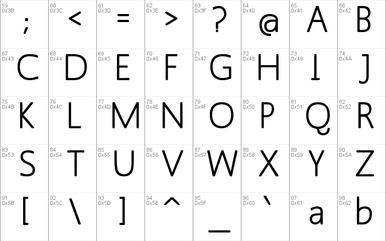 MankSans Font Windows font - free for Personal