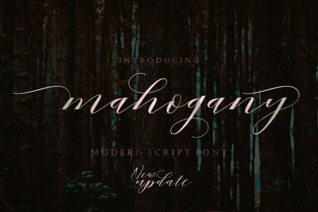 Mahogany Script