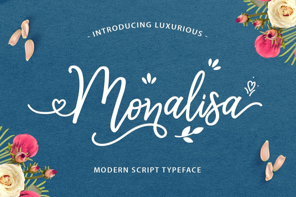 Monalisa Monoline Script
