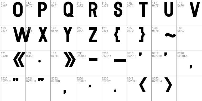 hk modular bold font