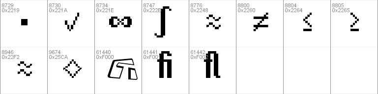 Mister Pixel 16 pt - Regular