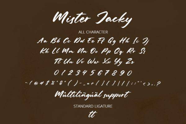 Mister Jacky Personal Use