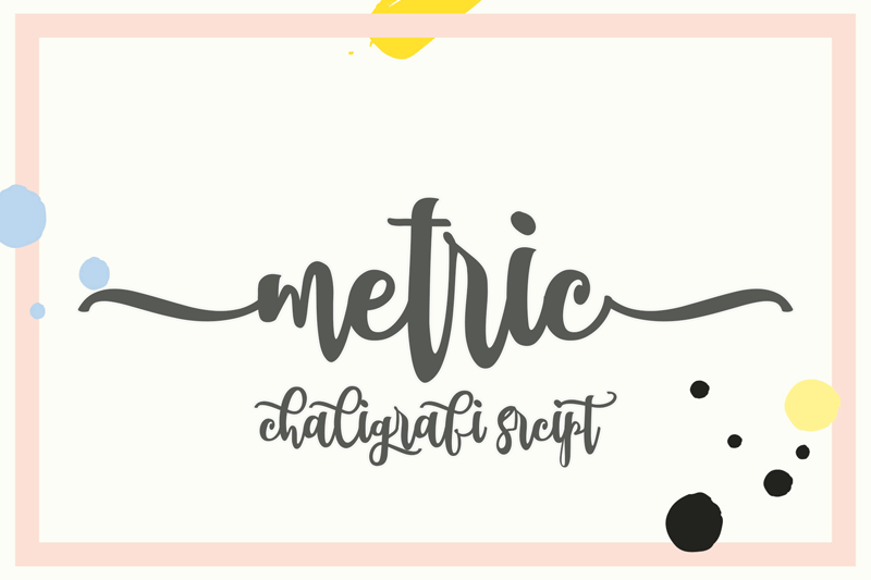 metric calligraphy