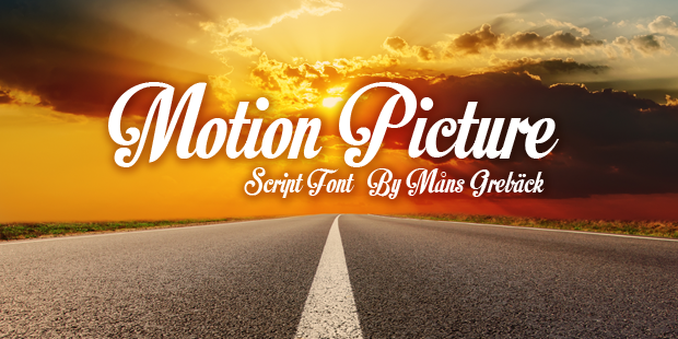 Motion Picture Personal Use Font