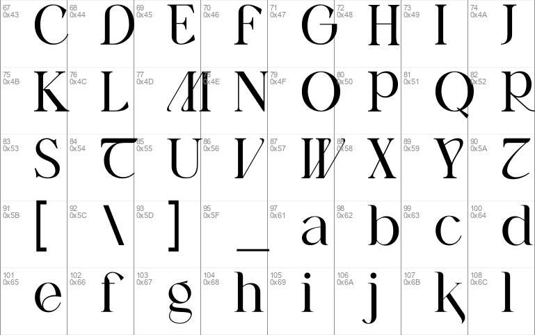 Monumental Windows font - free for Personal