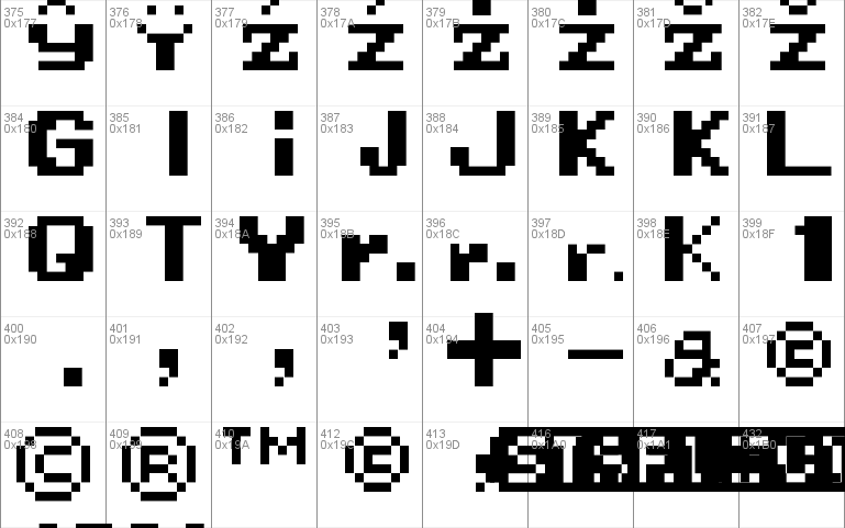 Mega Man 10 Regular Font