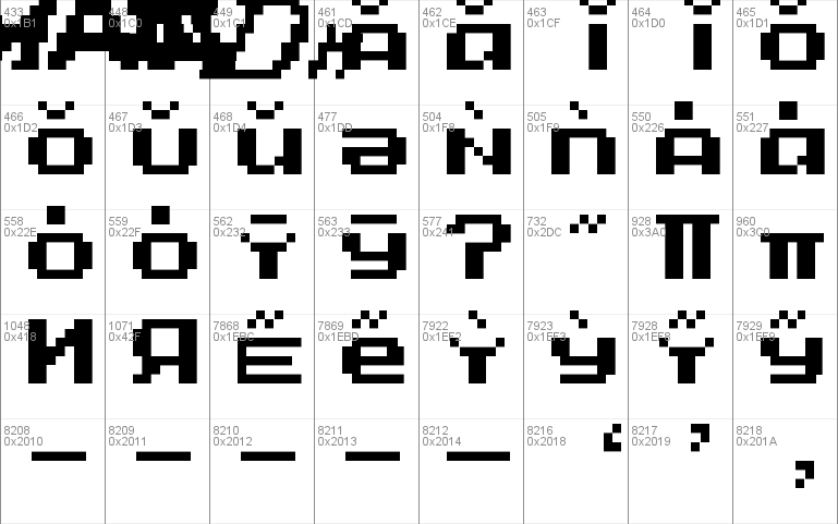 Mega Man 10 Regular Font