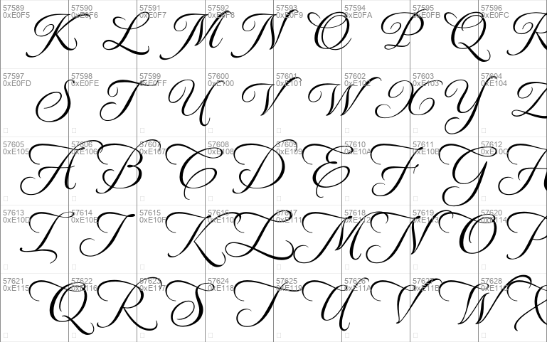 MonteCarlo Windows font - free for Personal