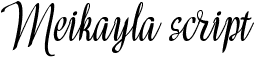 Meikayla script