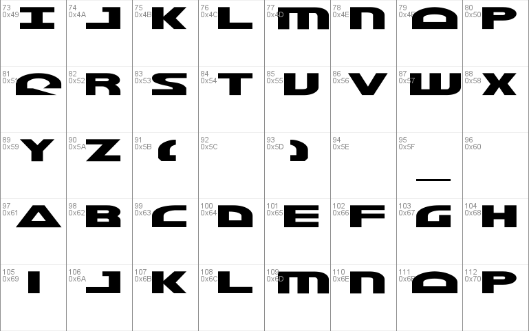 Morse NK Font