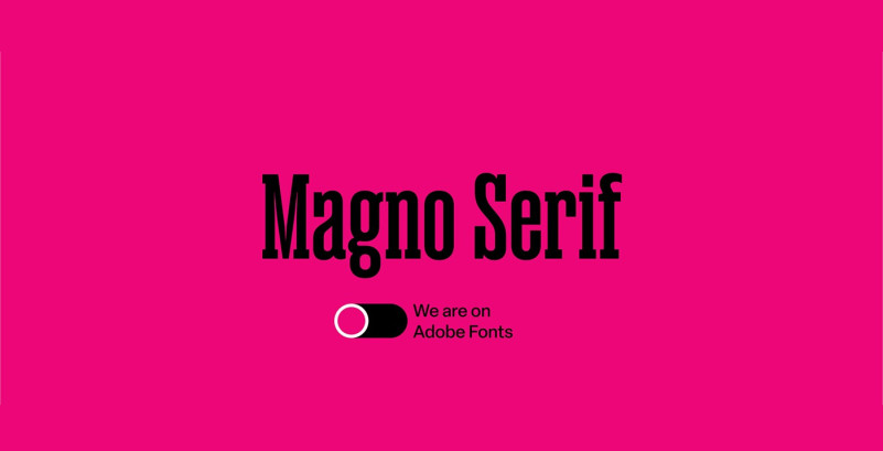 Magno Serif Trial Black