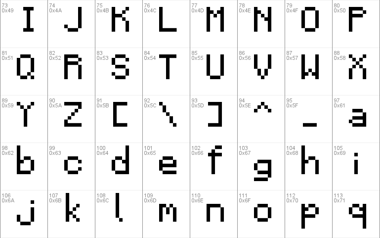 Minecraft Font font - free for Personal