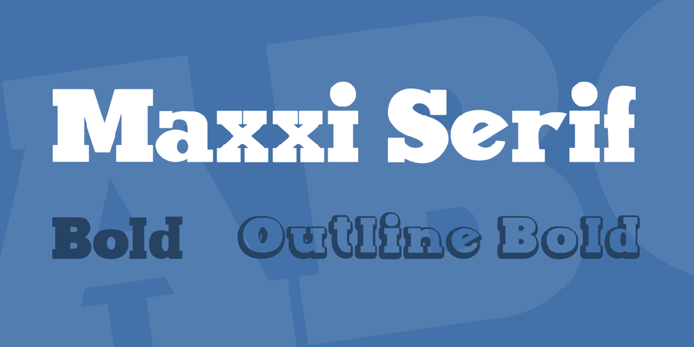 Maxxi Serif