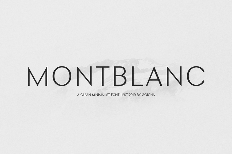 Montblanc san serif