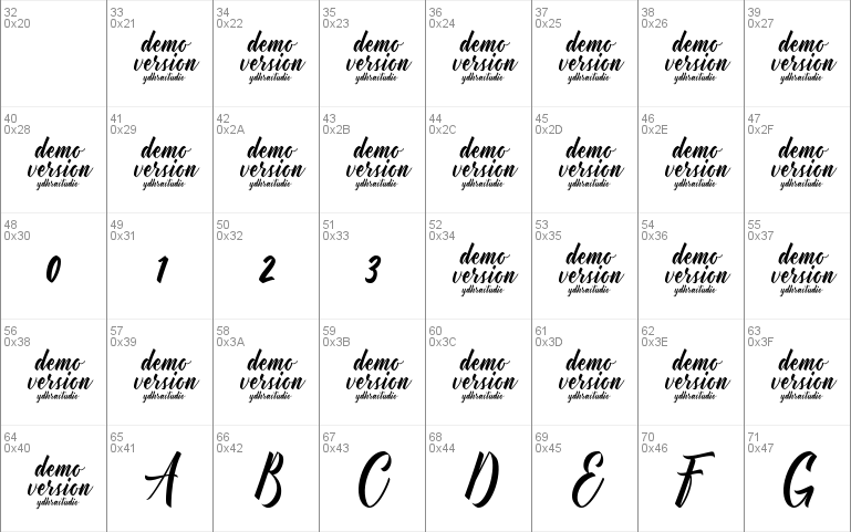 Manhattan Typeface Demo