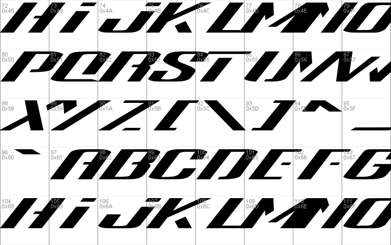 MK Cu Windows font - free for Personal