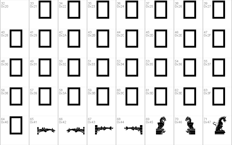 Medieval Dingbats