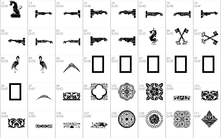 Medieval Dingbats