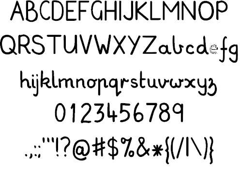 My School Font PG