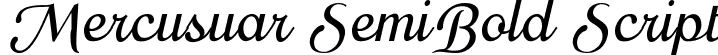 Mercusuar SemiBold Script
