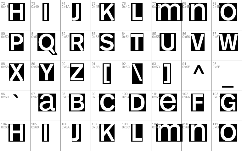 Mono Alphabet