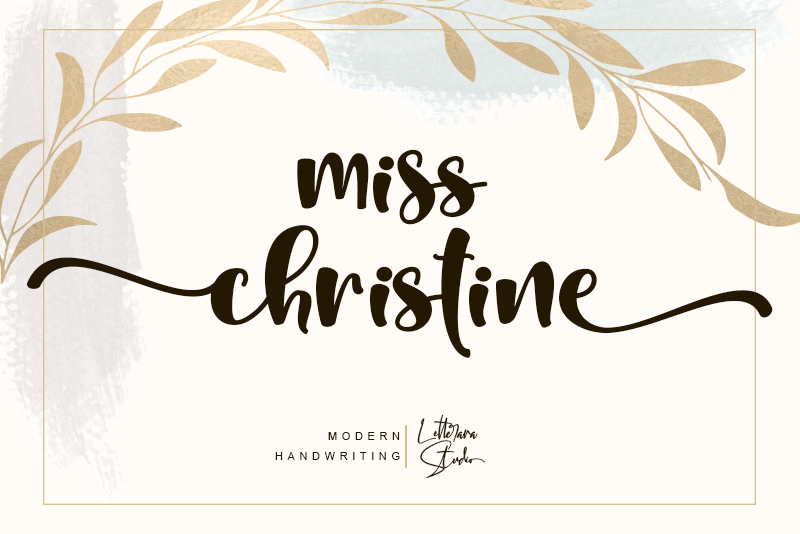 Miss Christine - personal use