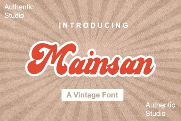 Mainsain Font