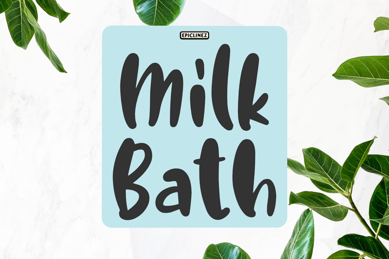Milk Bath Demo